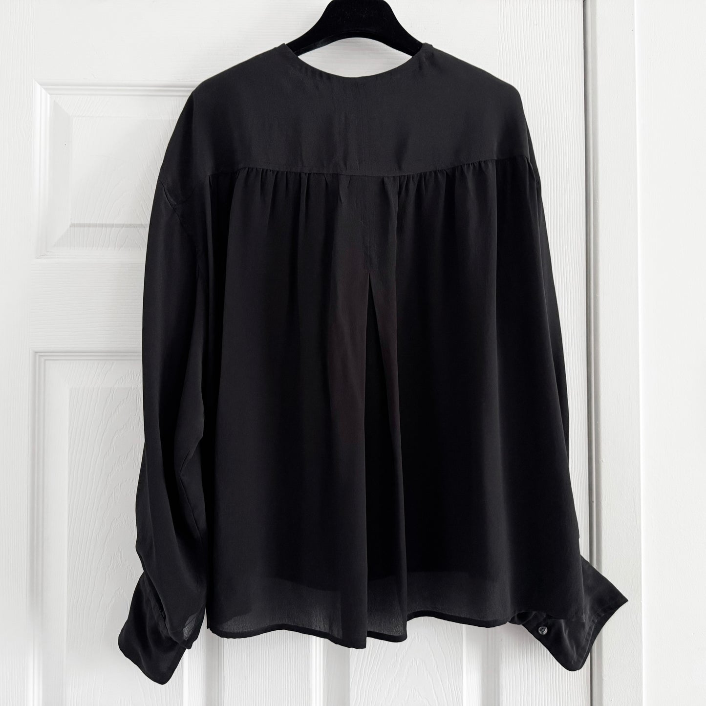 Isabel Marant Etoile "Yacah" Blouse in Black, size 38 (fits Medium)