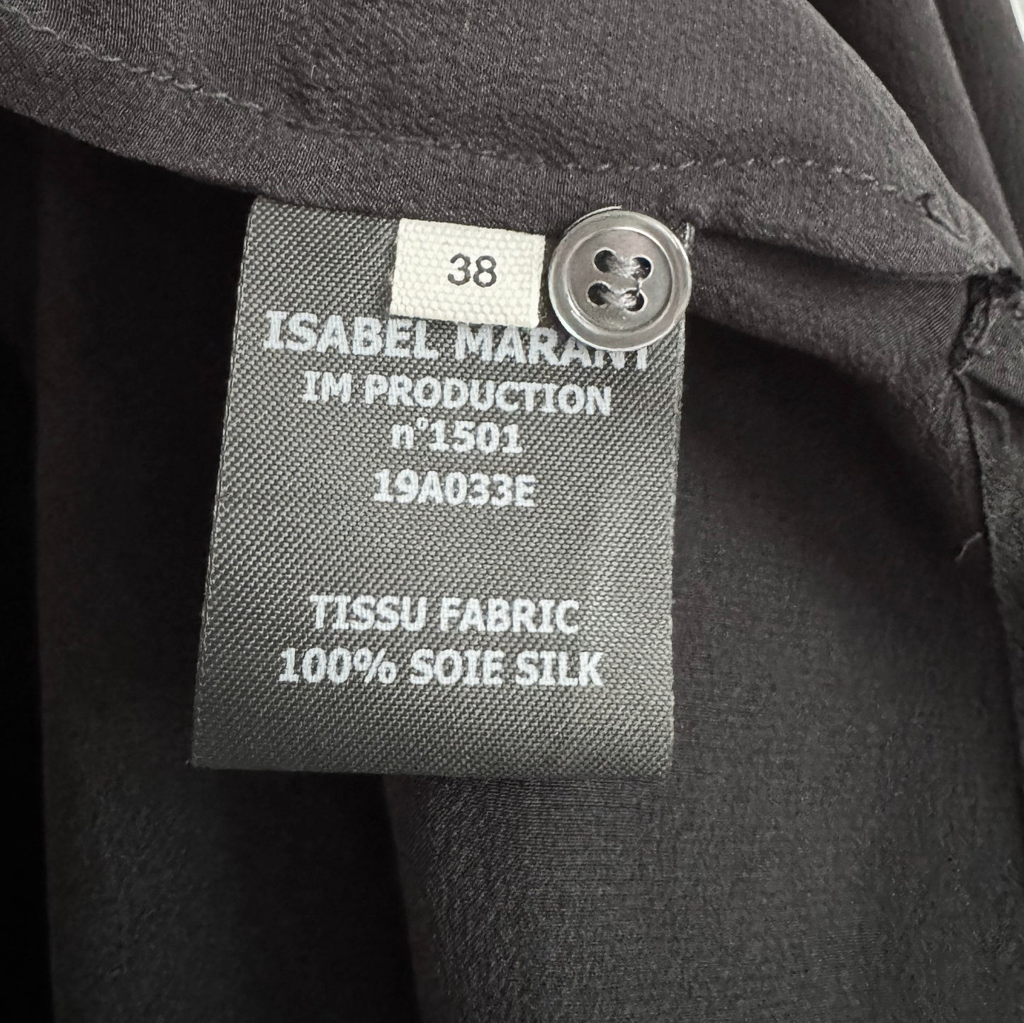 Isabel Marant Etoile "Yacah" Blouse in Black, size 38 (fits Medium)
