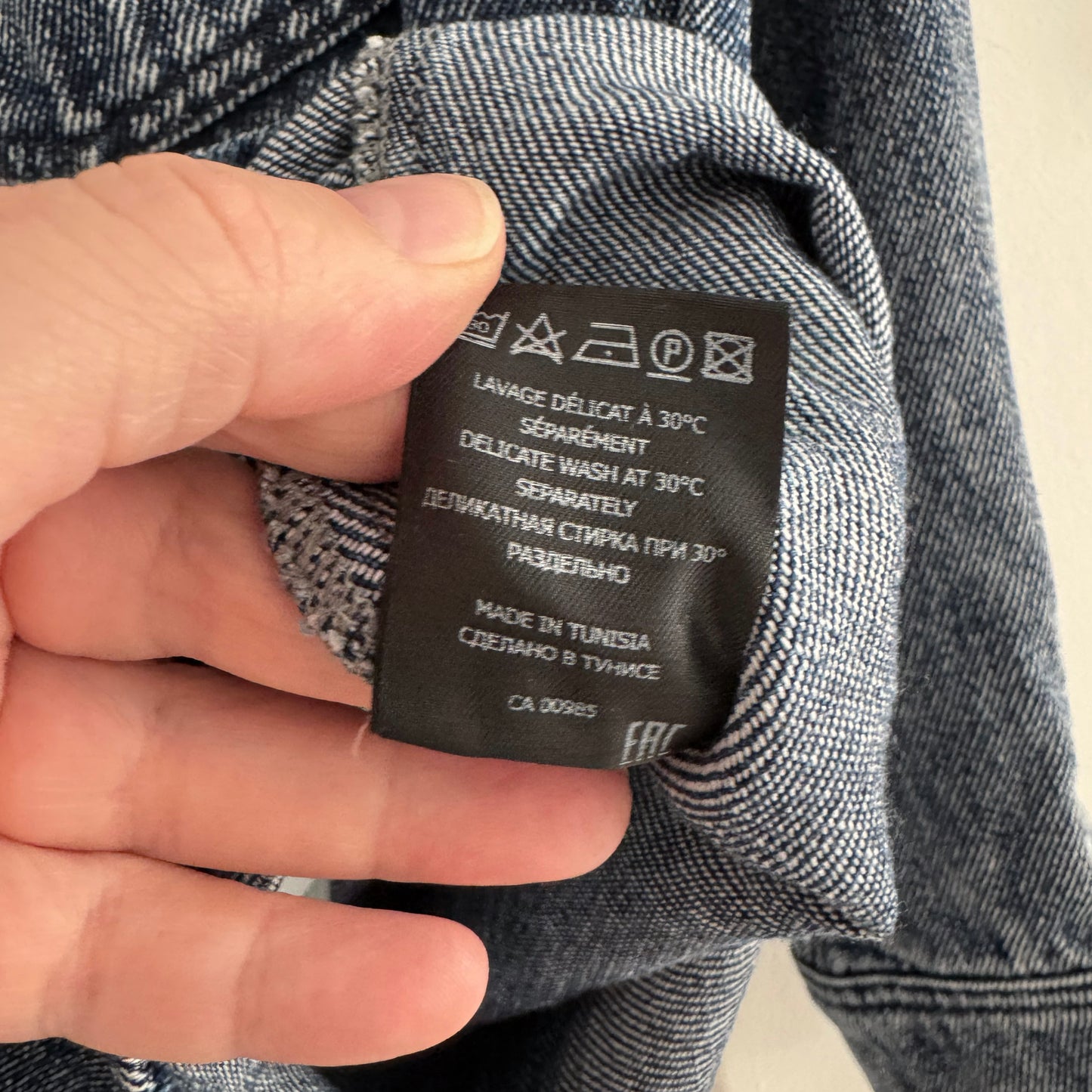 Isabel Marant Etoile "Taniami" Oversize Denim Shirt, size 38