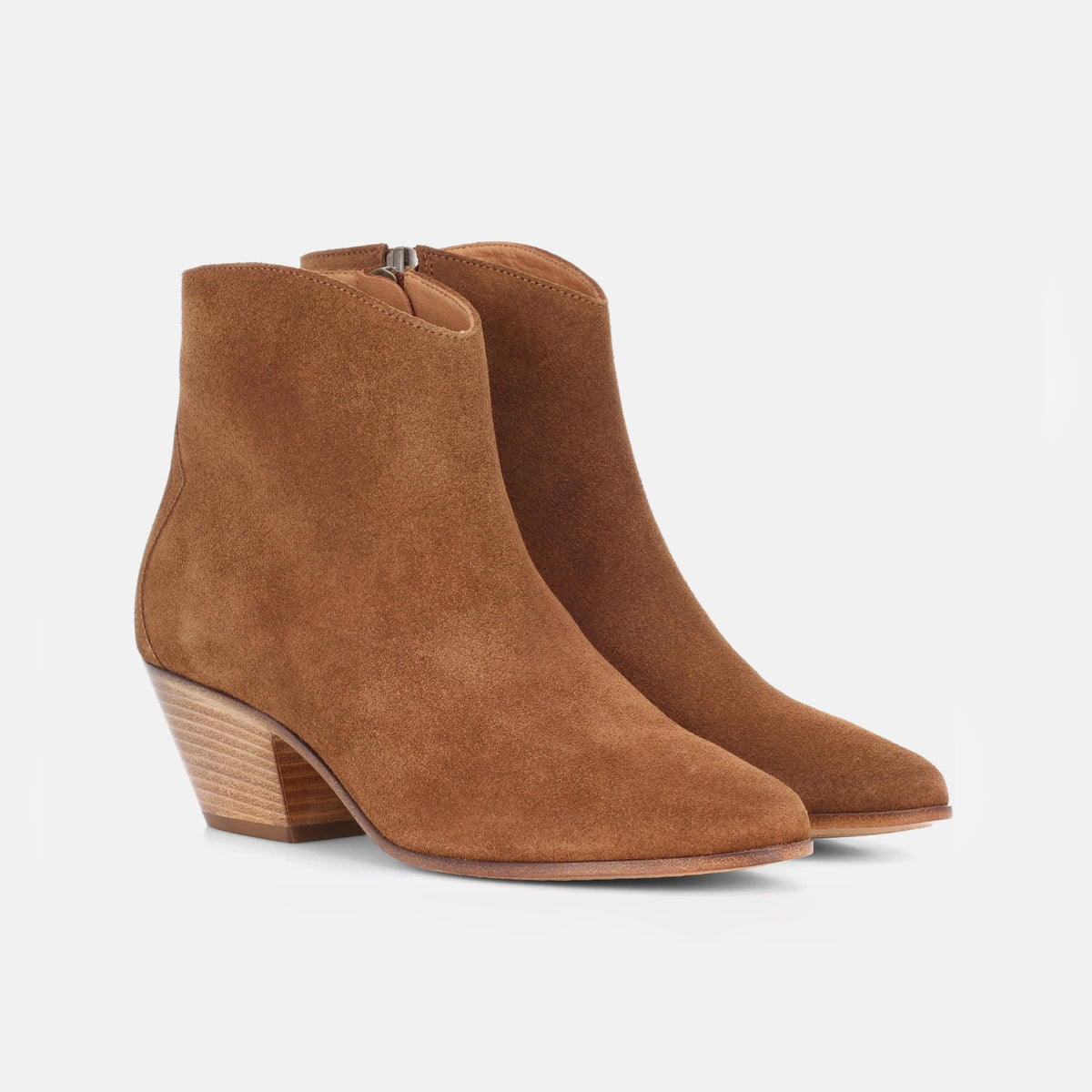 Bottines "Dacken" en daim taupe Isabel Marant, taille 39