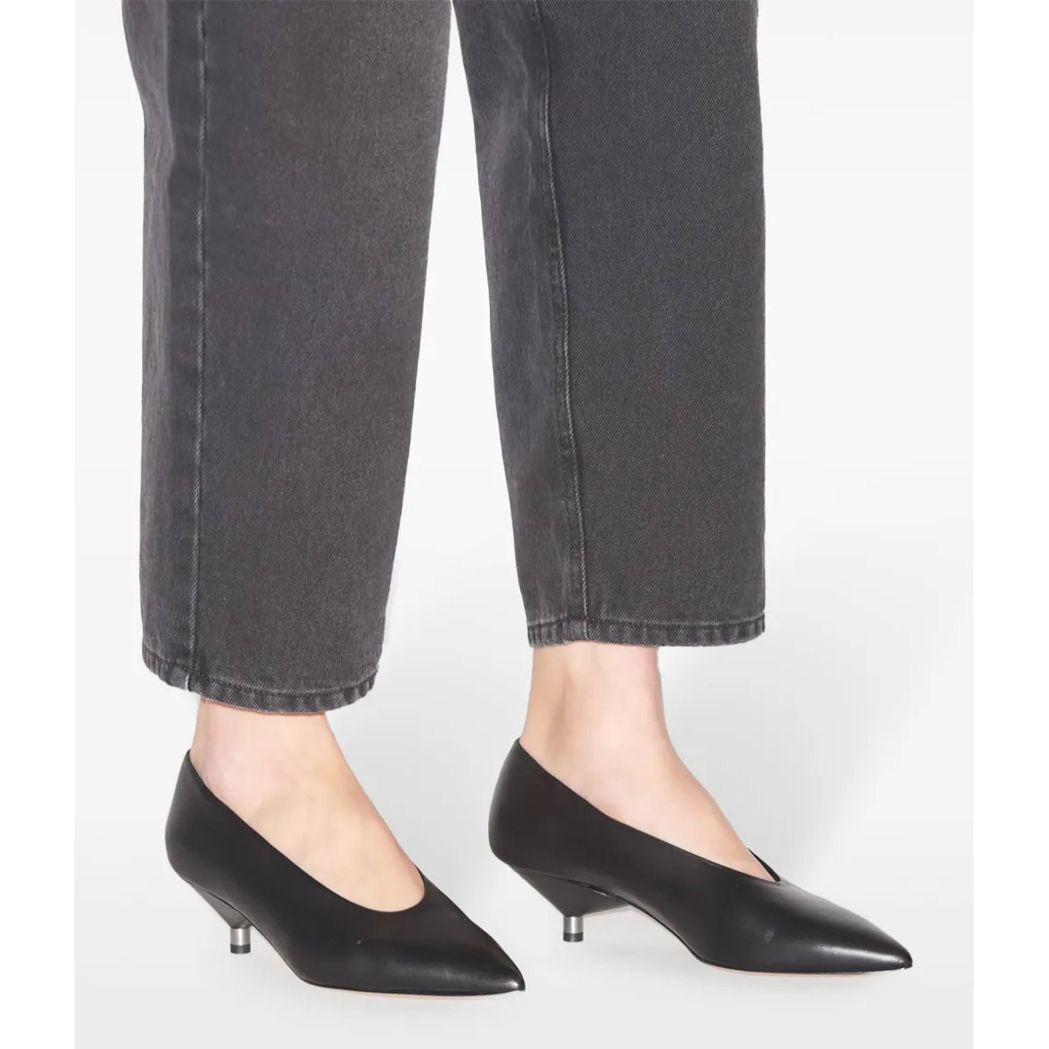 Isabel Marant "Ebisa" 45mm Pumps in Black, size 38