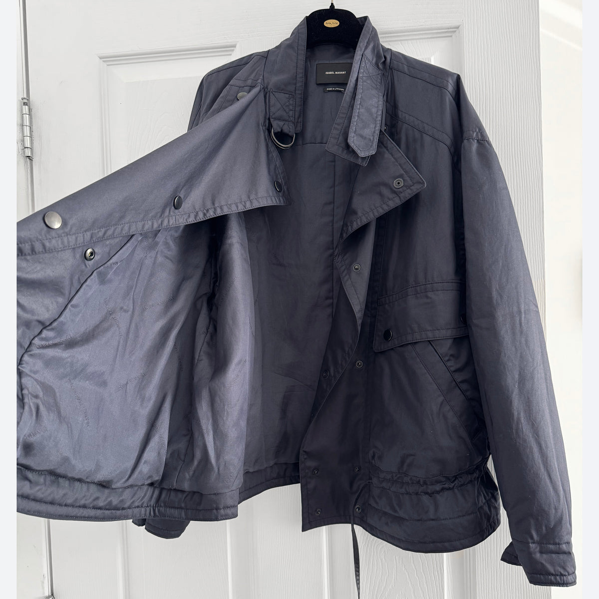 Isabel Marant "Fadili" Jacket in Navy, size 34 (fits XS/S)