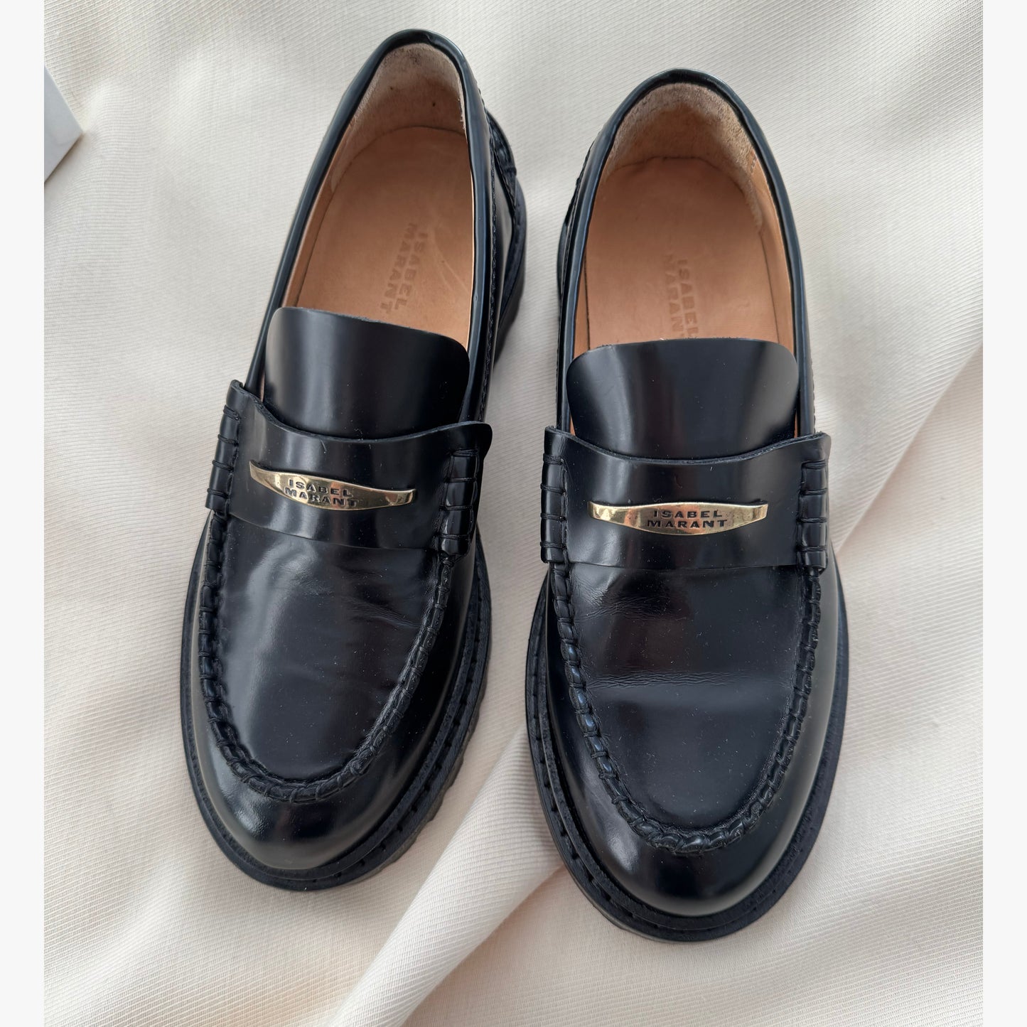 Isabel Marant "Frezza" Loafers in Black, size 37