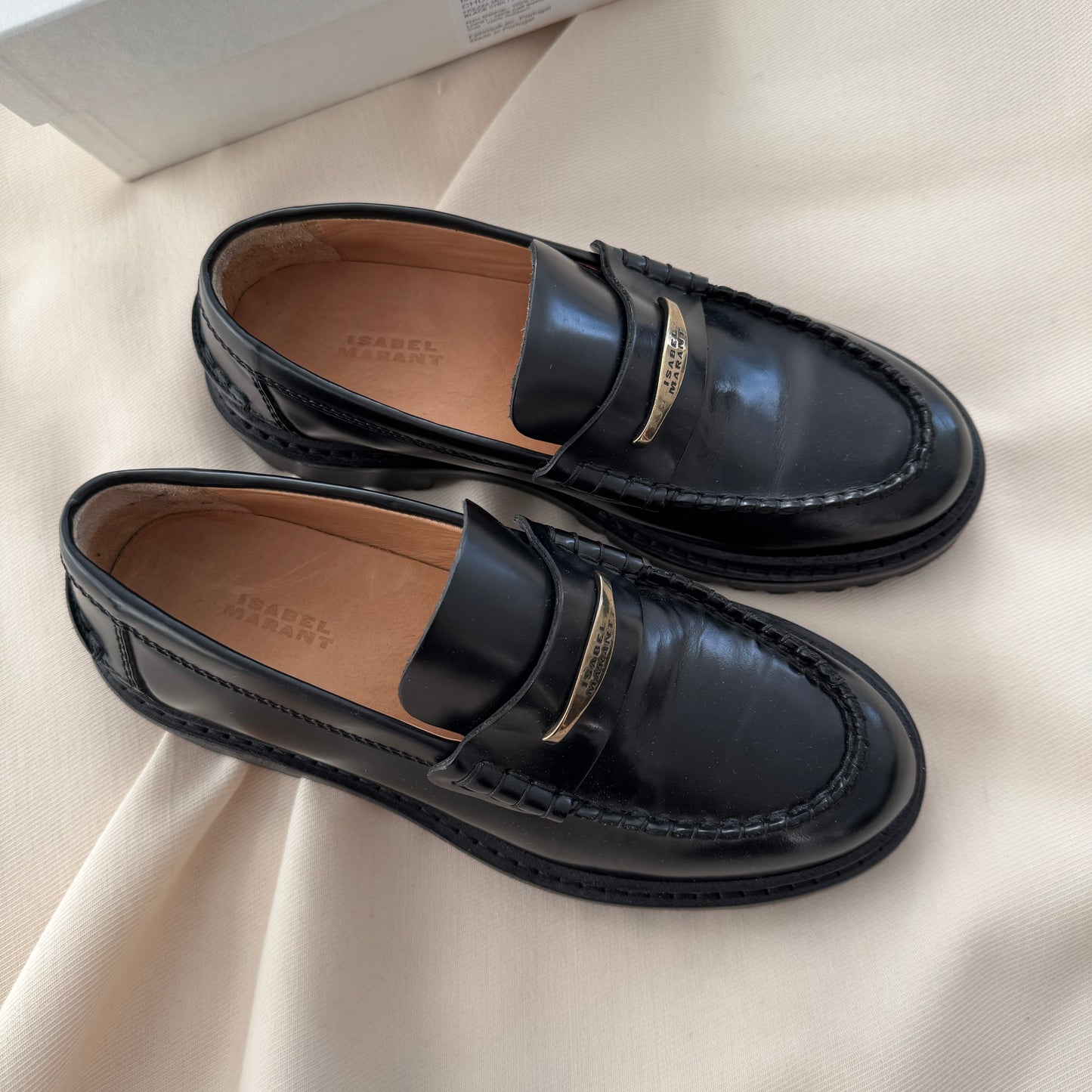 Isabel Marant "Frezza" Loafers in Black, size 37