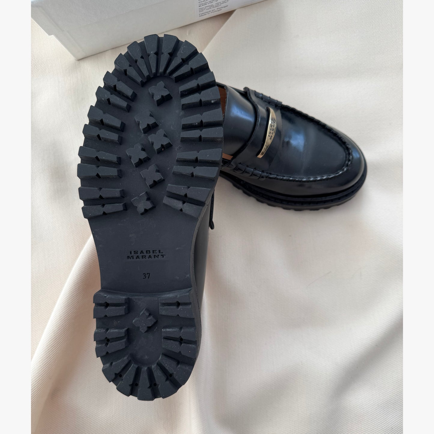 Isabel Marant "Frezza" Loafers in Black, size 37