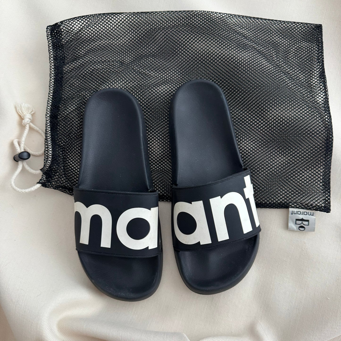 Claquettes Isabel Marant Hellea en noir, taille 35