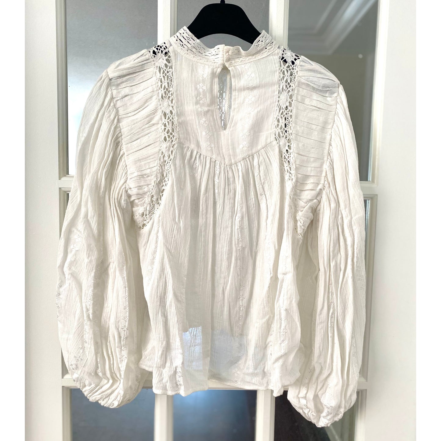 Isabel Marant Etoile "Jassie" Blouse in White, size 34