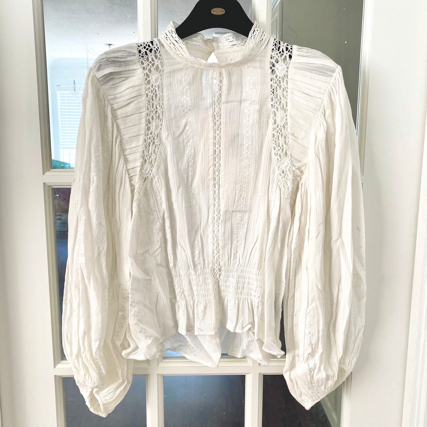 Isabel Marant Etoile "Jassie" Blouse in White, size 34