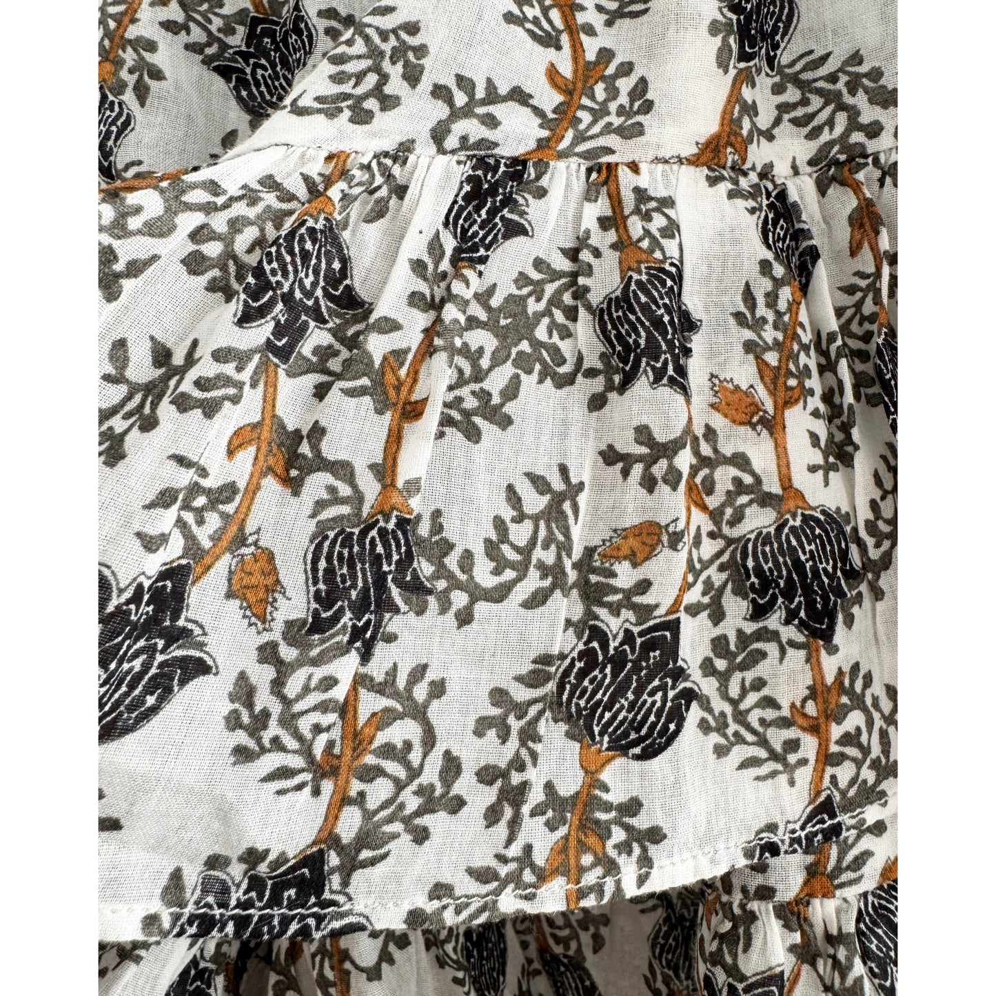 Isabel Marant Etoile "Jocadia" Printed Cotton Shorts in White Print, size 36 (fits size 2)
