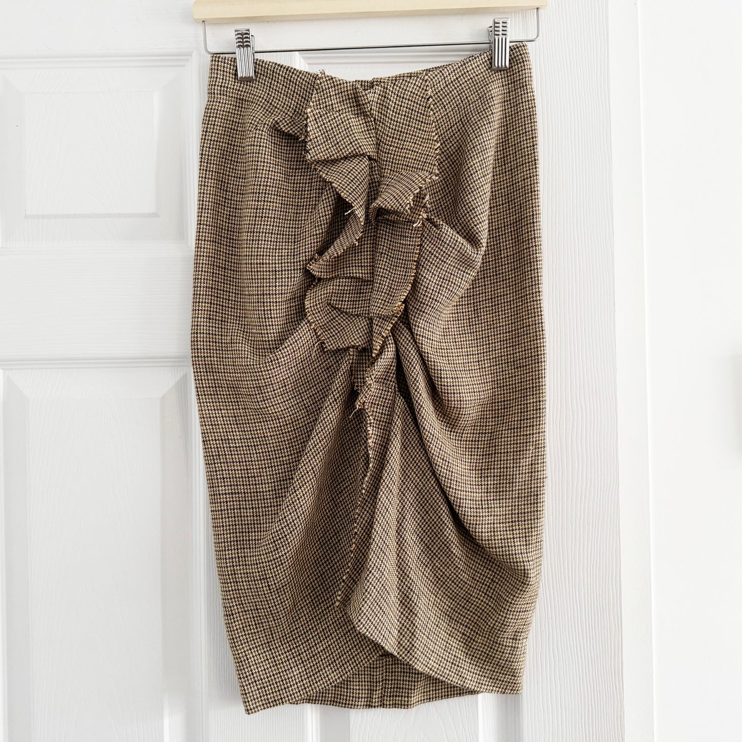 Jupe en lin à carreaux Isabel Marant Étoile "Jorja", taille 34 (US 0/2)