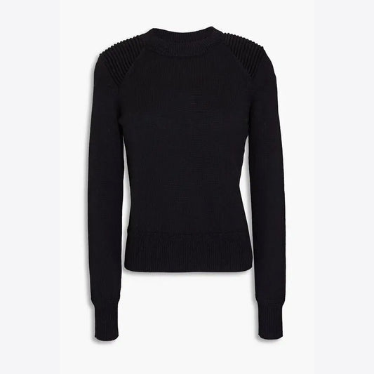 Isabel Marant Etoile "Kleeza" Cotton/Wool Sweater in Black, size 38