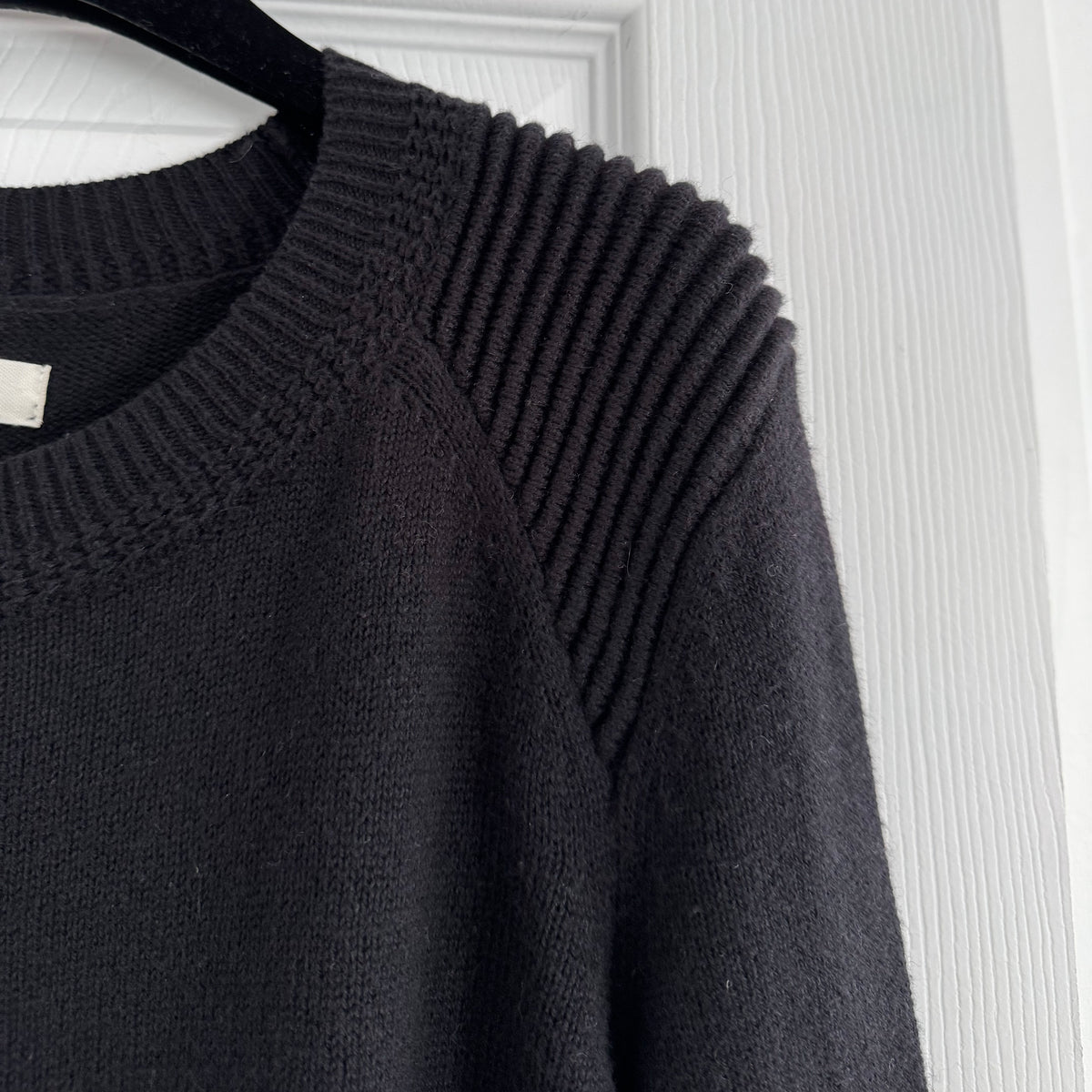 Isabel Marant Etoile "Kleeza" Cotton/Wool Sweater in Black, size 38