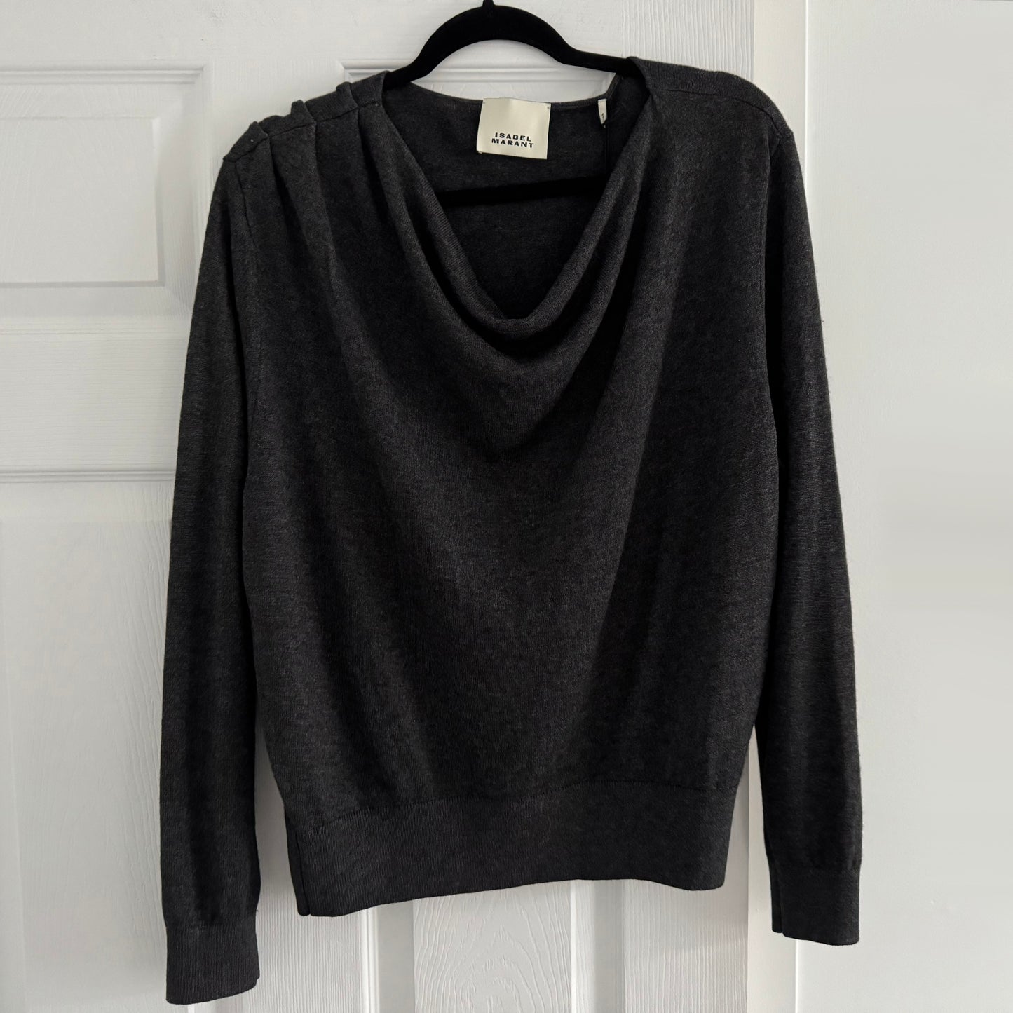 Isabel Marant "Kristen" Sweater in Charcoal Grey, size 40