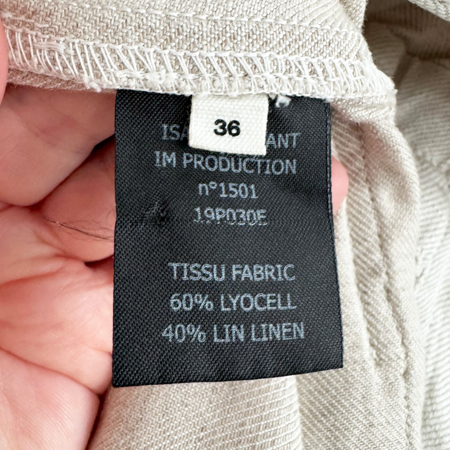Isabel Marant Etoile "Lashay" Jumpsuit in Ecru, size 36 (fits like 2/4)