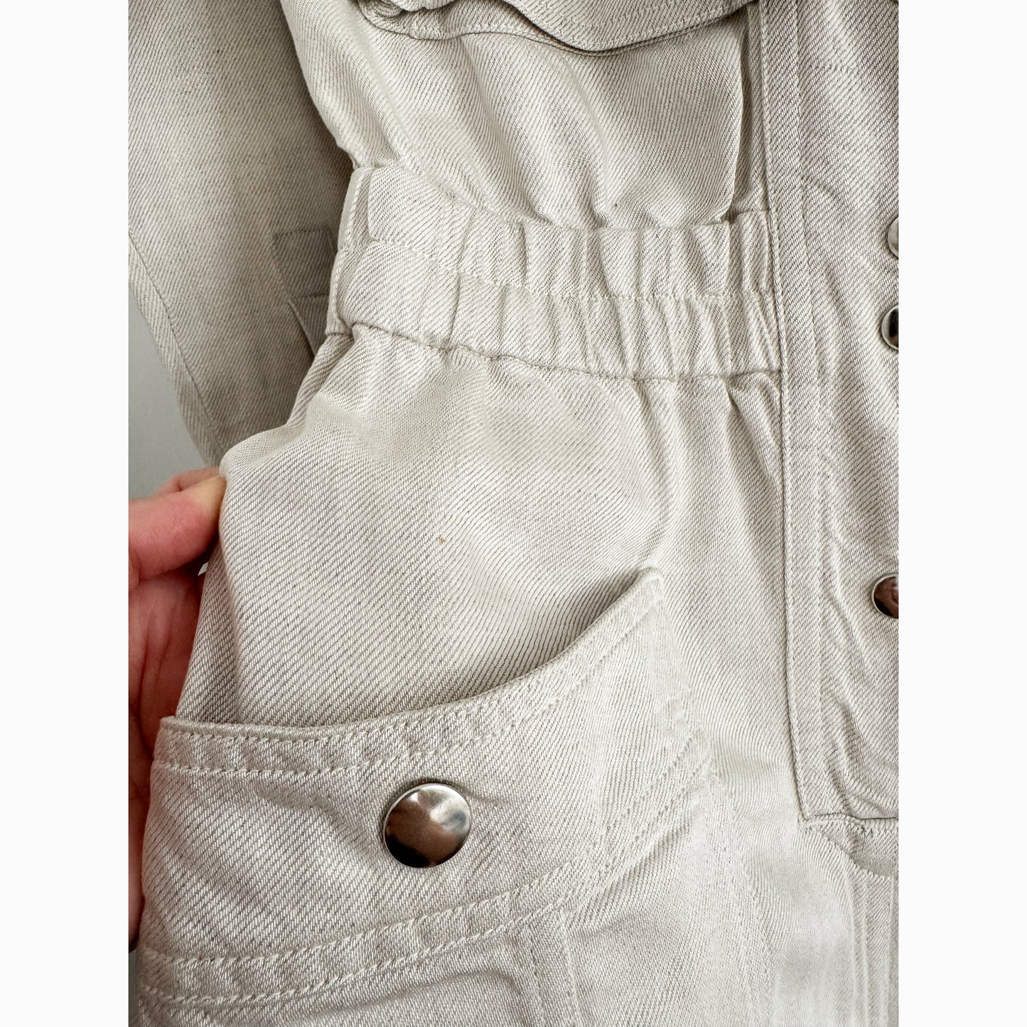 Isabel Marant Etoile "Lashay" Jumpsuit in Ecru, size 36 (fits like 2/4)