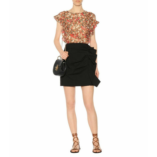 Isabel Marant "Lefly" Gathered Skirt in Black, size 36