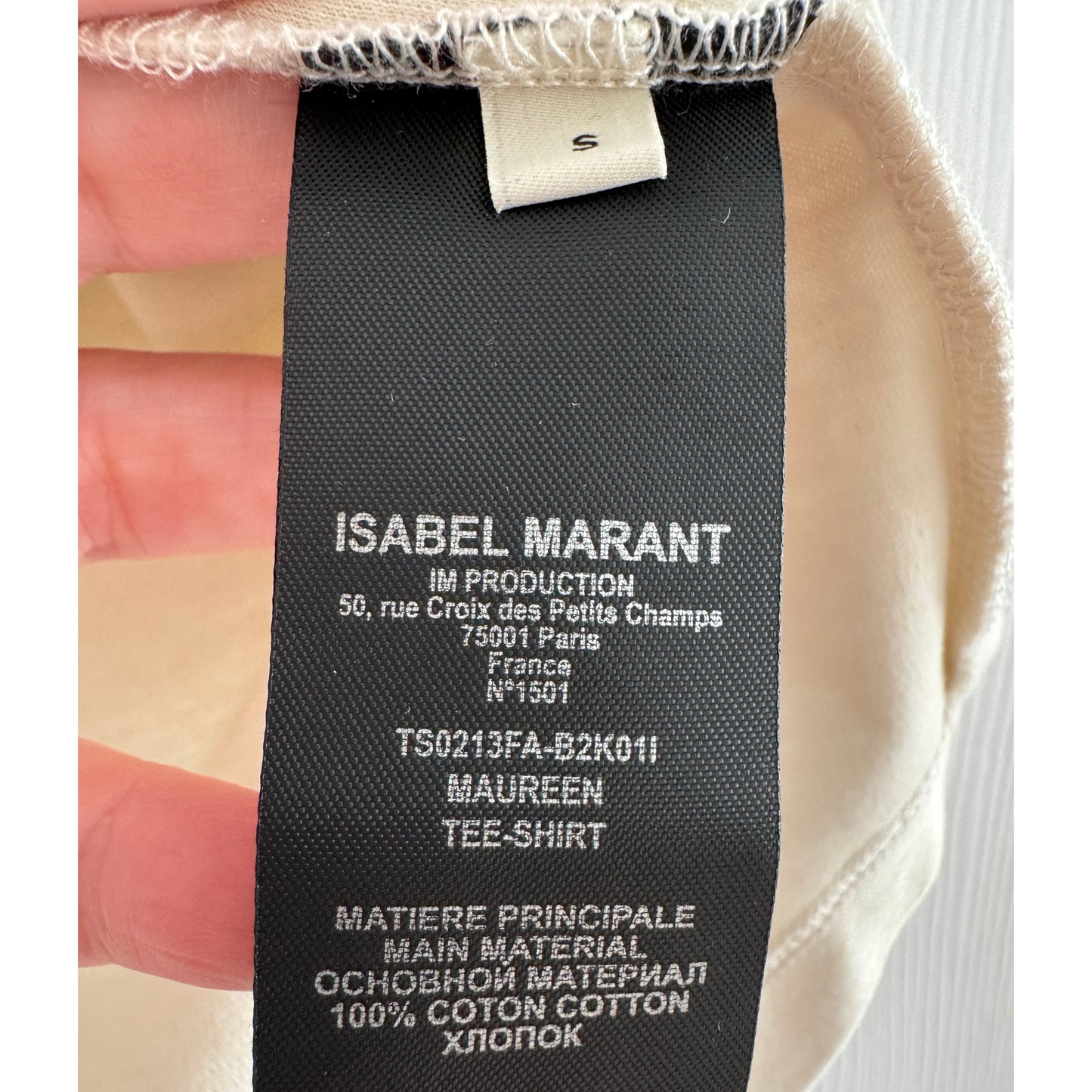 Isabel Marant "Maureen" Tank in Chalk, size Small