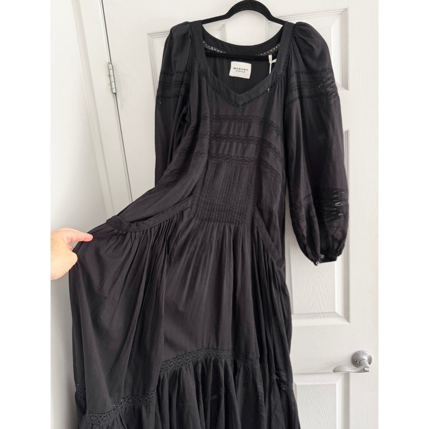 Isabel Marant Etoile "Melia" Dress in Black, size 34 (fits 0/2)