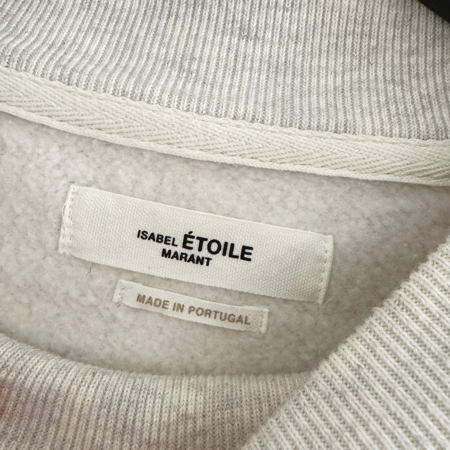 Isabel Marant Etoile "Moby" Sweatshirt in Ecru, size 36 (Size Small)