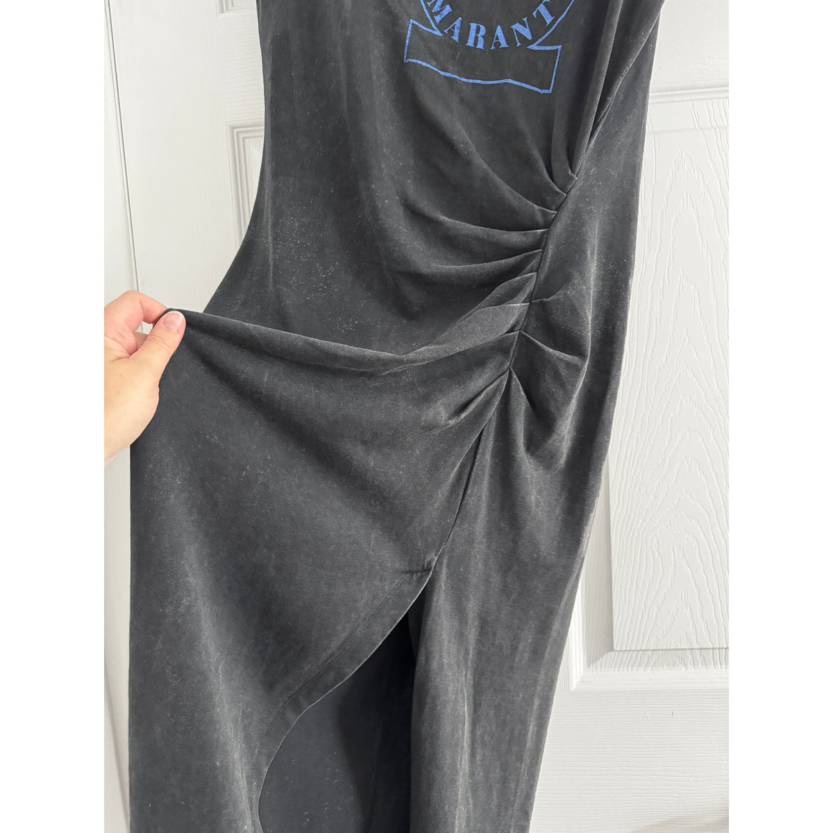Isabel Marant "Nadela" T-Shirt Dress in Grey, size 36 (fits size small)