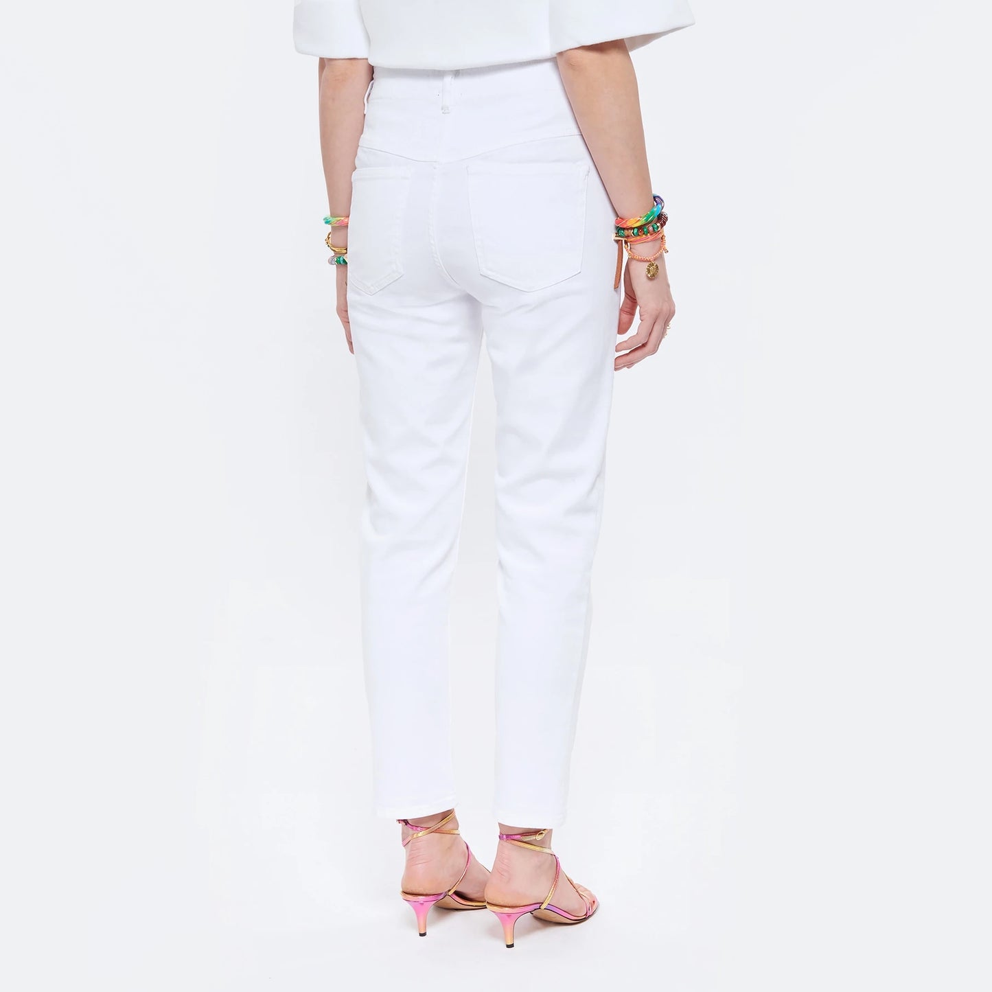 Isabel Marant "Niliane" Jeans in White, size 36