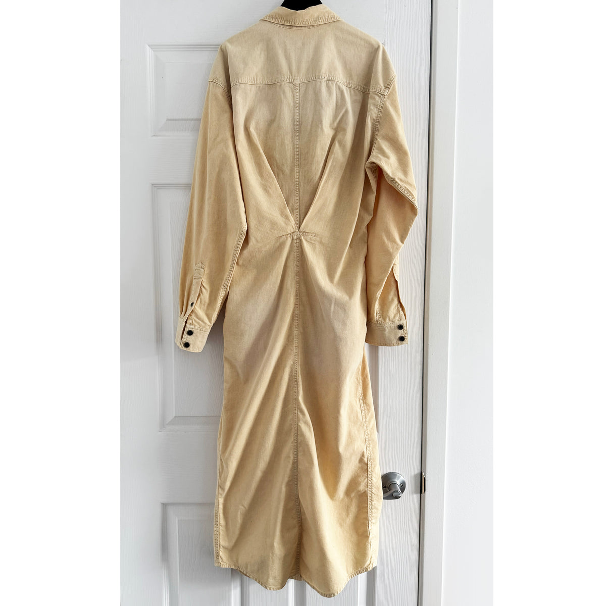 Isabel Marant Etoile "Nolwen" Denim Dress in Beige, size 36 (fits US 2/4)