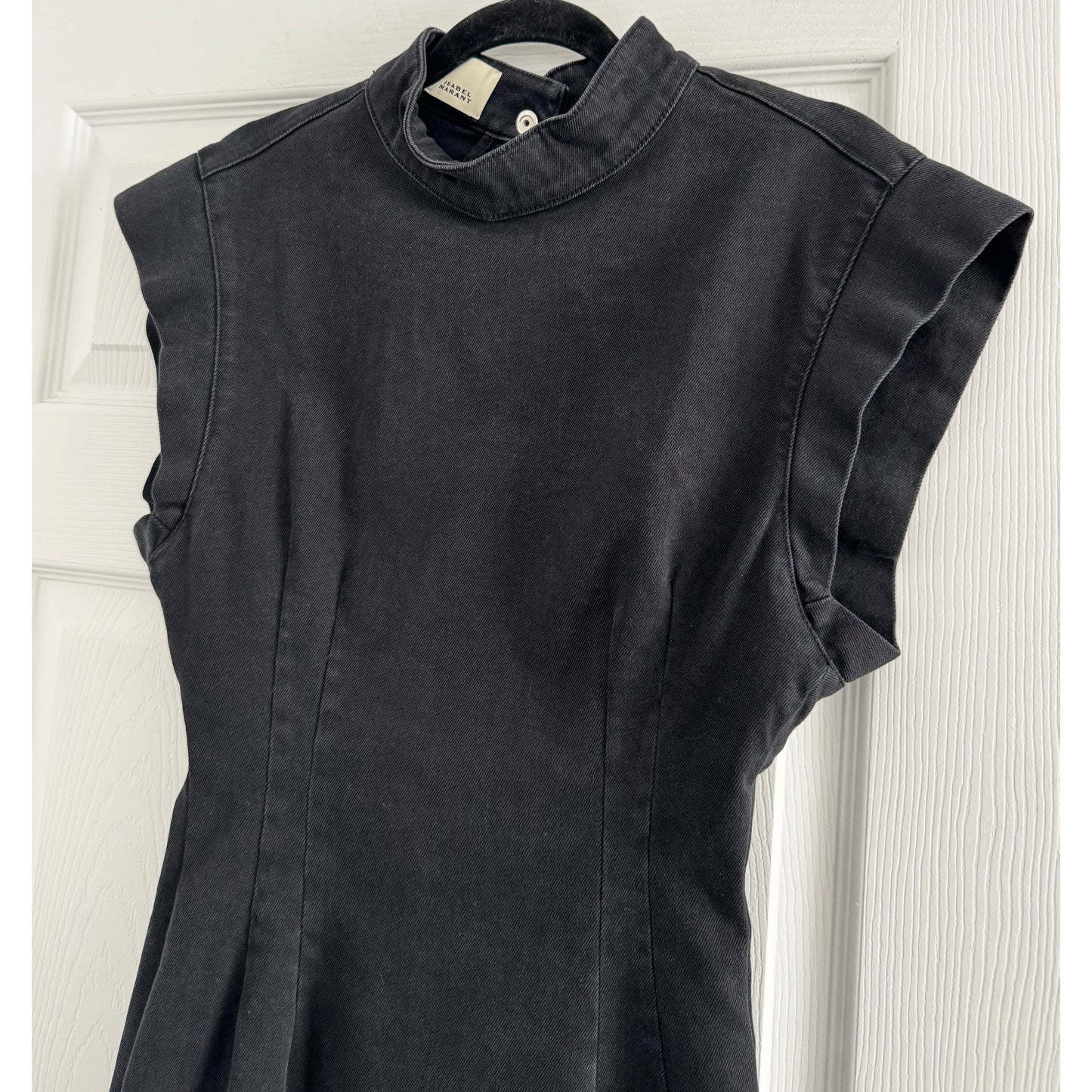 Isabel Marant "Nina" Open Back Dress in Black, size 34