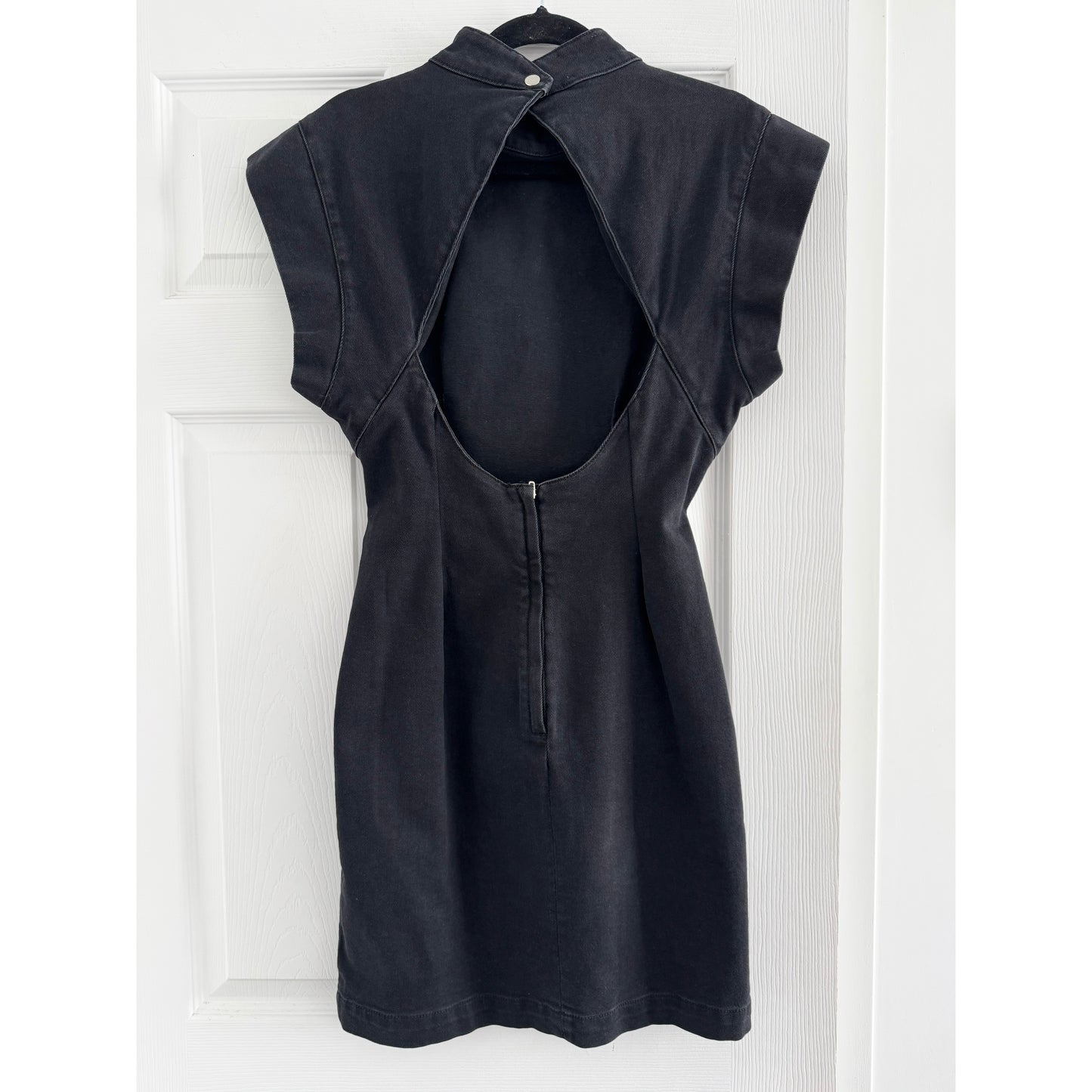 Isabel Marant "Nina" Open Back Dress in Black, size 34