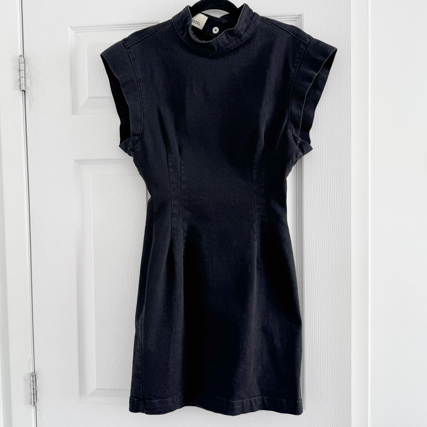 Isabel Marant "Nina" Open Back Dress in Black, size 34