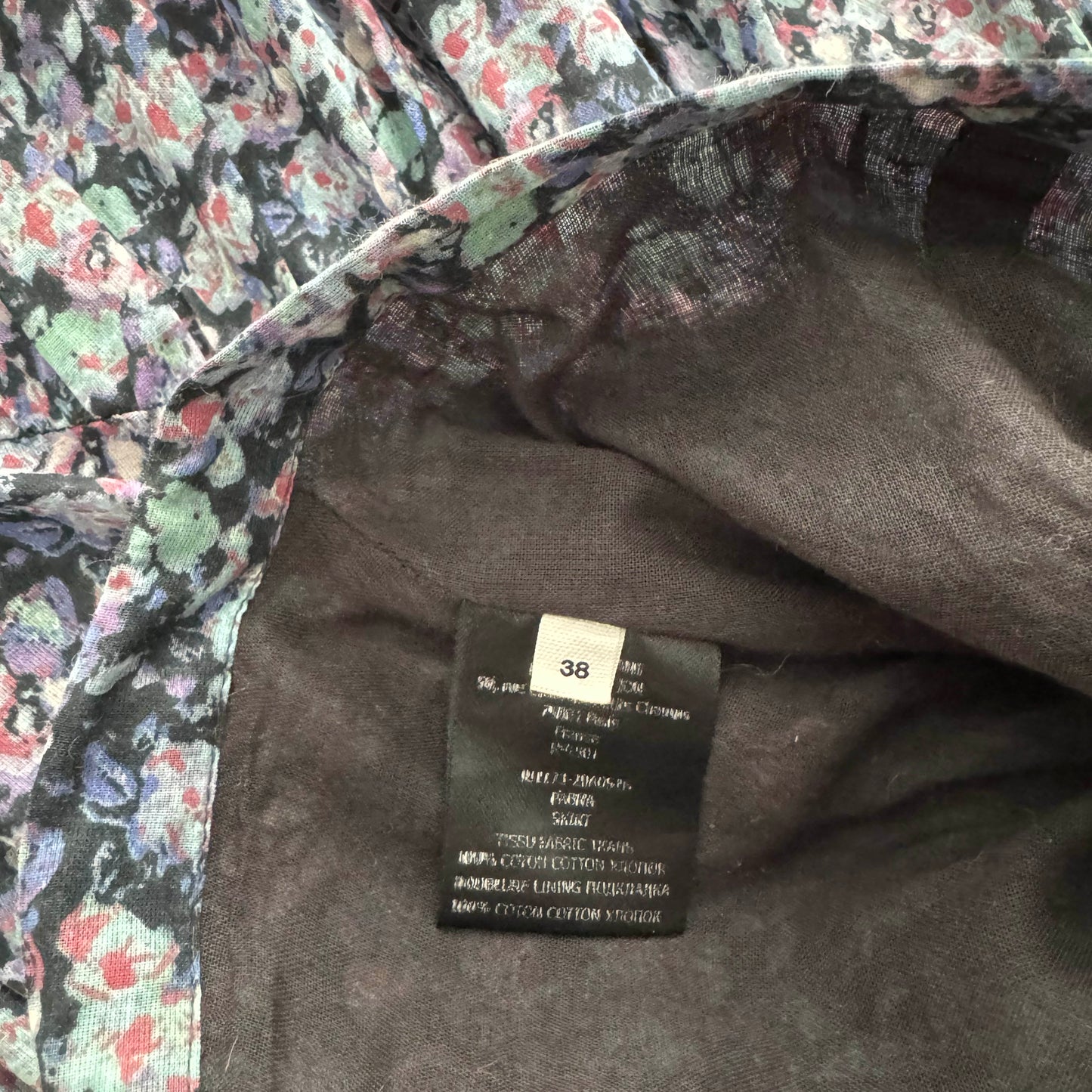 Isabel Marant Etoile "Pabna" Floral Print Skirt, size 38. Fits like size 4