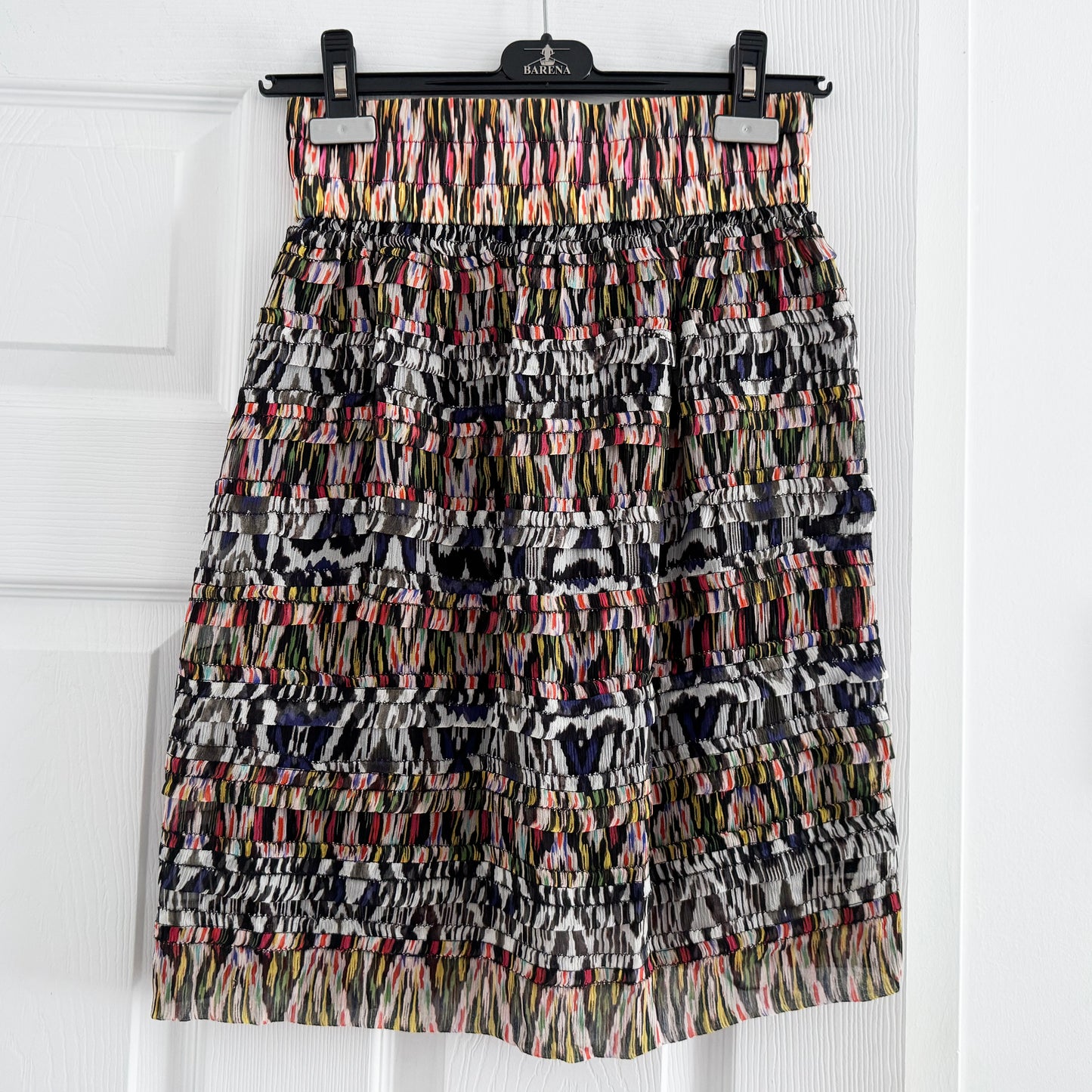 Isabel Marant "Piero" Printed Silk Mini Skirt, size 36