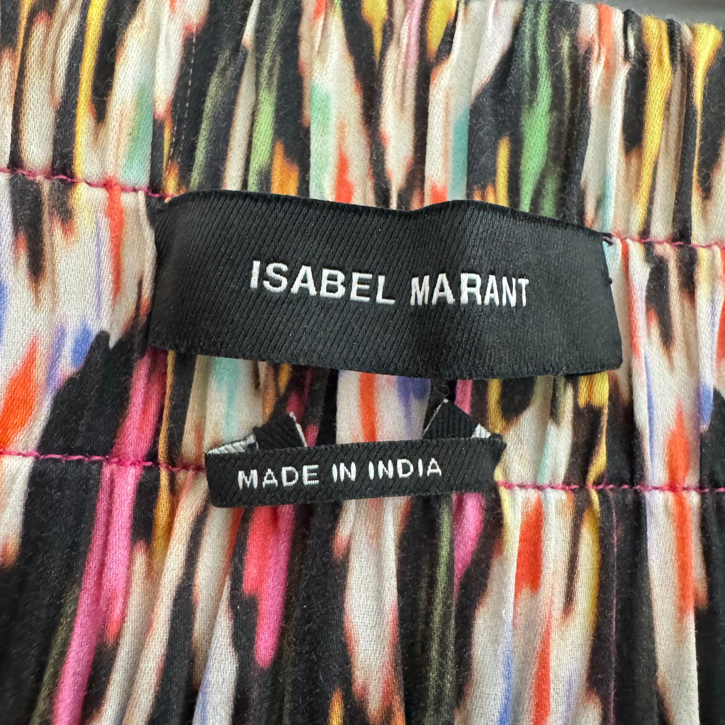 Isabel Marant "Piero" Printed Silk Mini Skirt, size 36