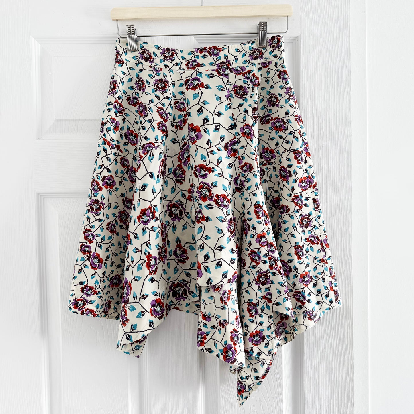 Isabel Marant "Rachel" Asymetrical Printed Skirt, size 38 (fits size 2 ish) ** AS IS **
