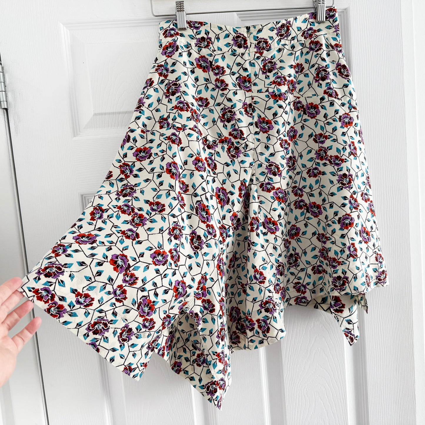 Isabel Marant "Rachel" Asymetrical Printed Skirt, size 38 (fits size 2 ish) ** AS IS **