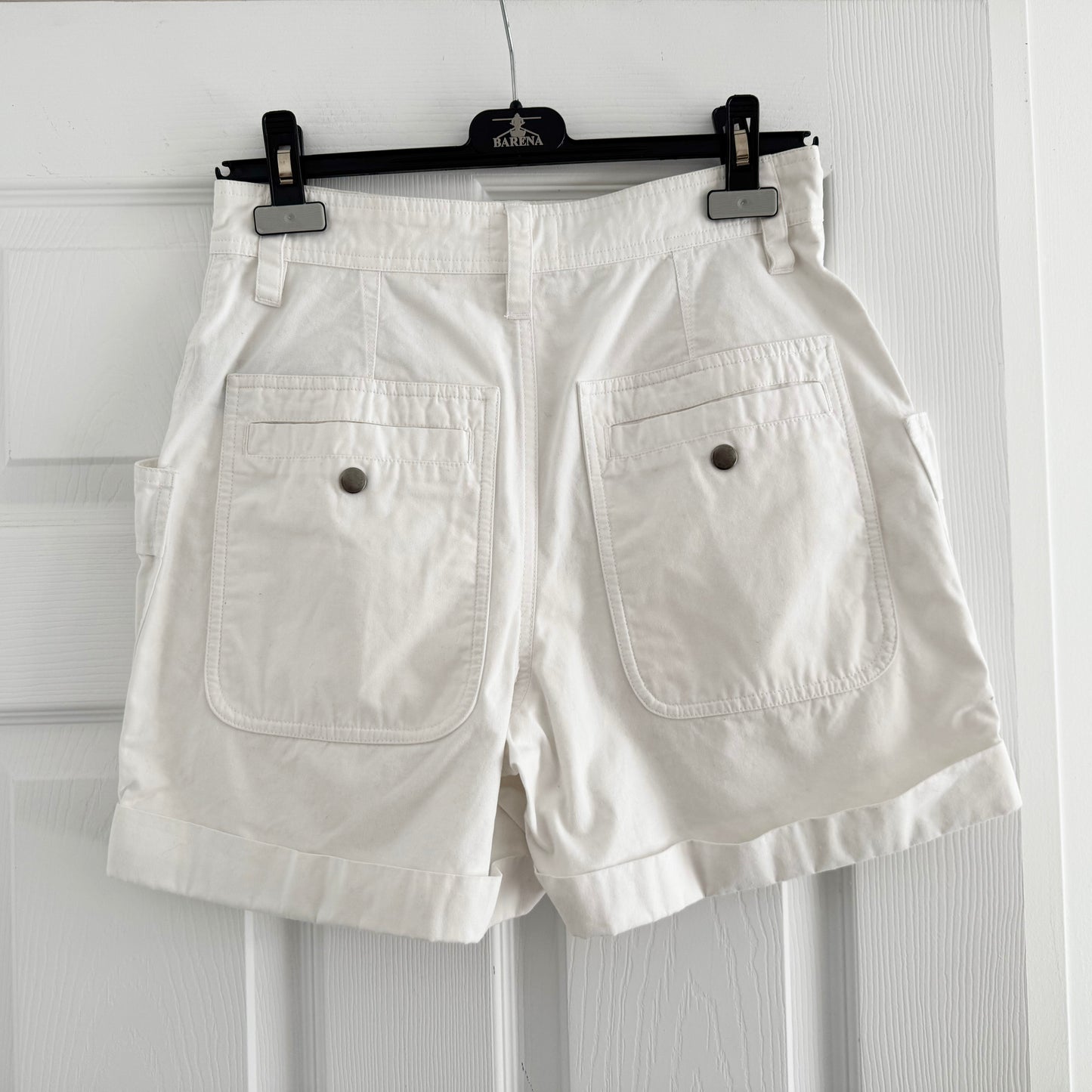 Isabel Marant Etoile "Rachel" Shorts in White, size 36 (size 2/4)