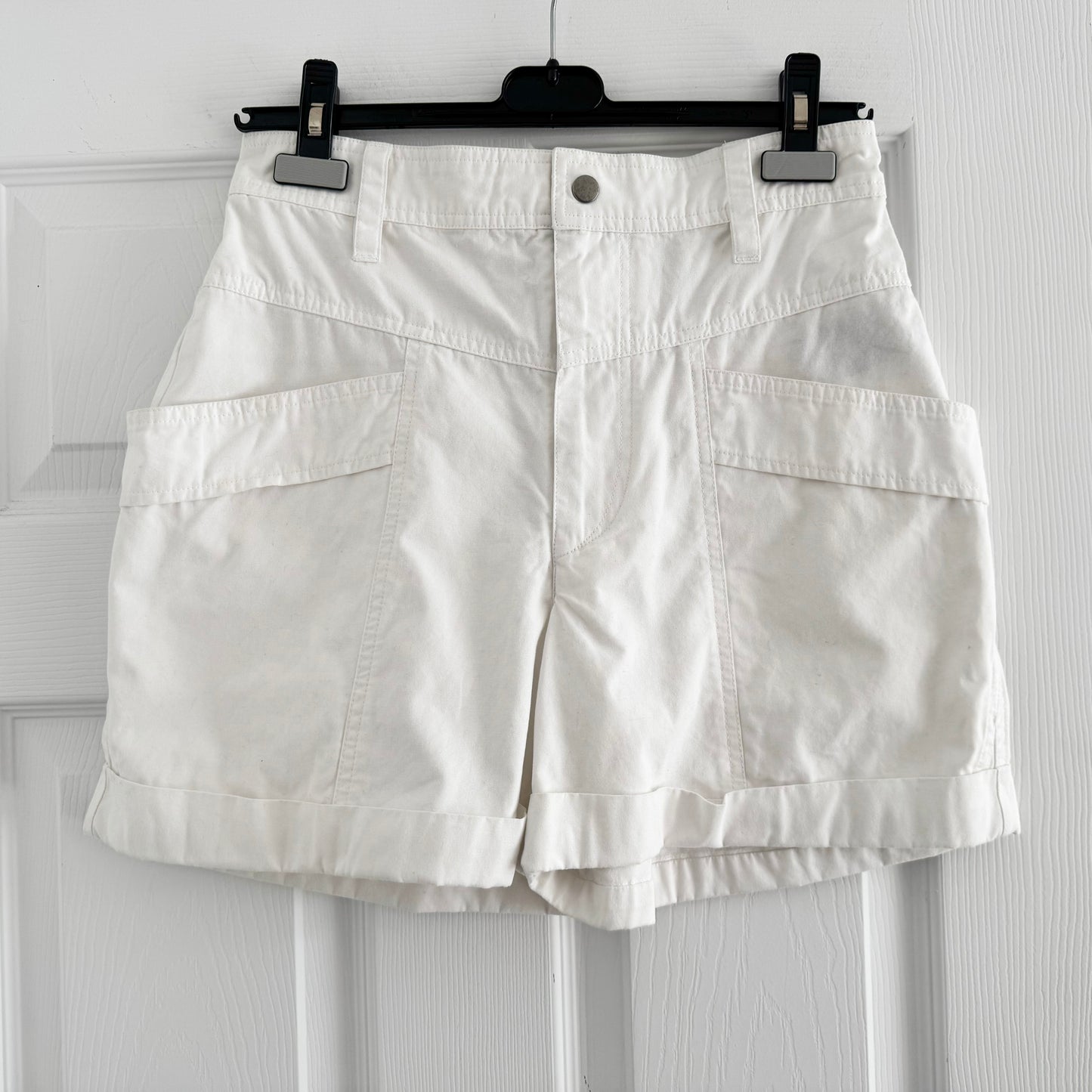 Isabel Marant Etoile "Rachel" Shorts in White, size 36 (size 2/4)