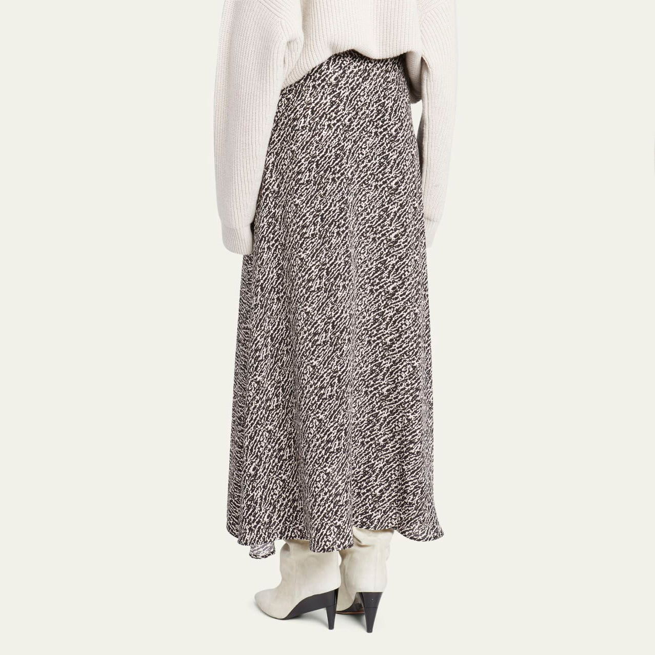 Isabel Marant "Sakura" Printed Silk Skirt, size 34 (fits size 0)