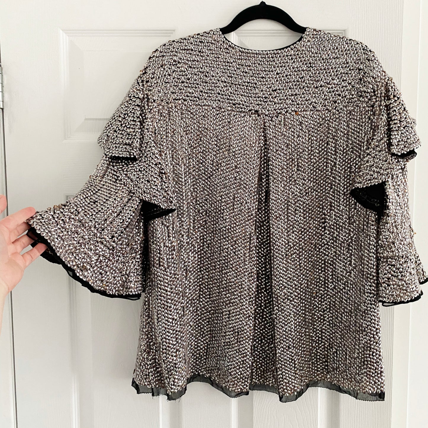 Isabel Marant "Basile" Sequin Top, size "0" (fits size small ish)