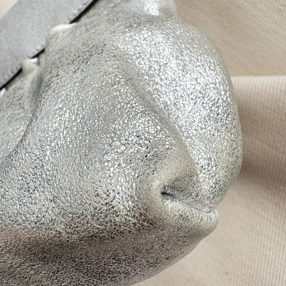 Isabel Marant "Luzes" Silver Metallic Leather Bag
