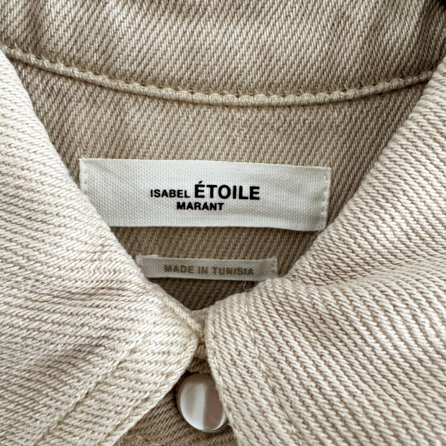 Isabel Marant Etoile "Tahisse" Shirt in Beige, size 36