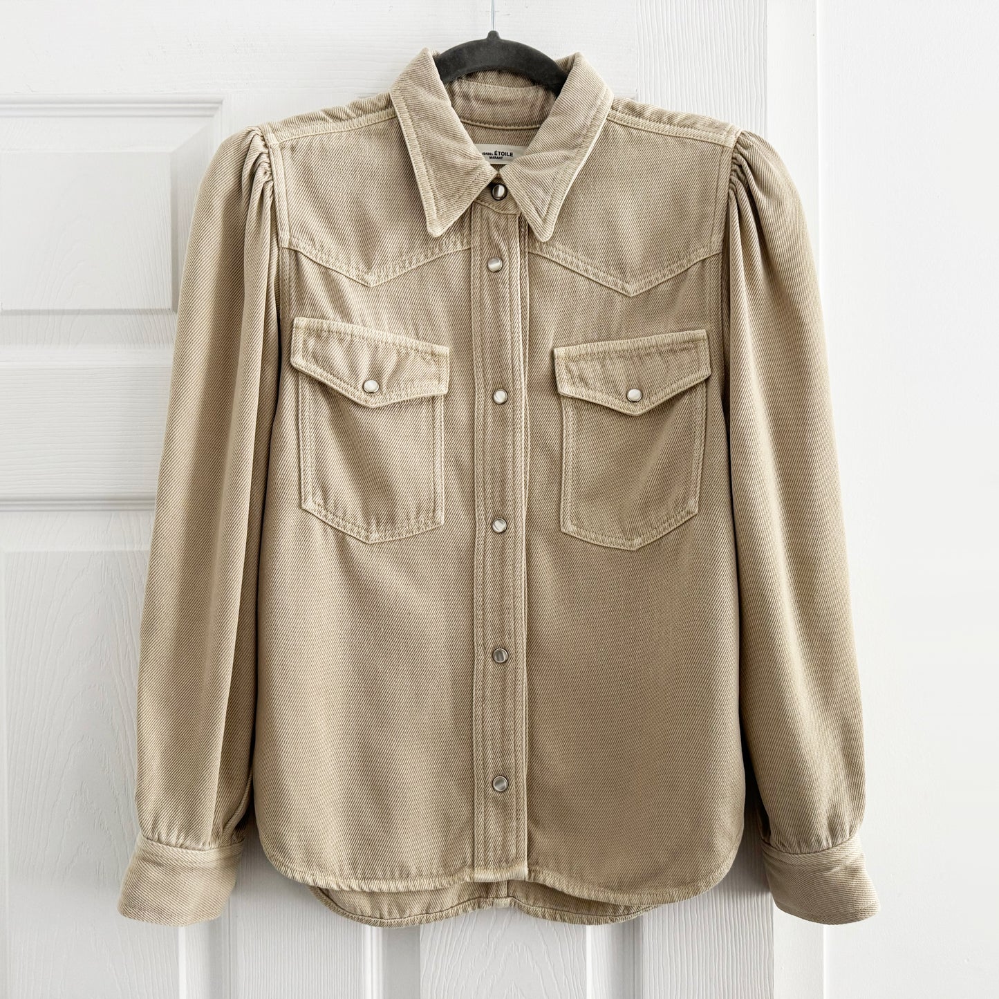 Isabel Marant Etoile "Tahisse" Shirt in Beige, size 36