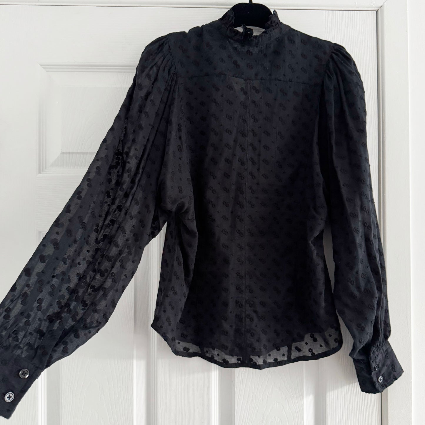 Isabel Marant Etoile "Terzali" Top in Black, size 38