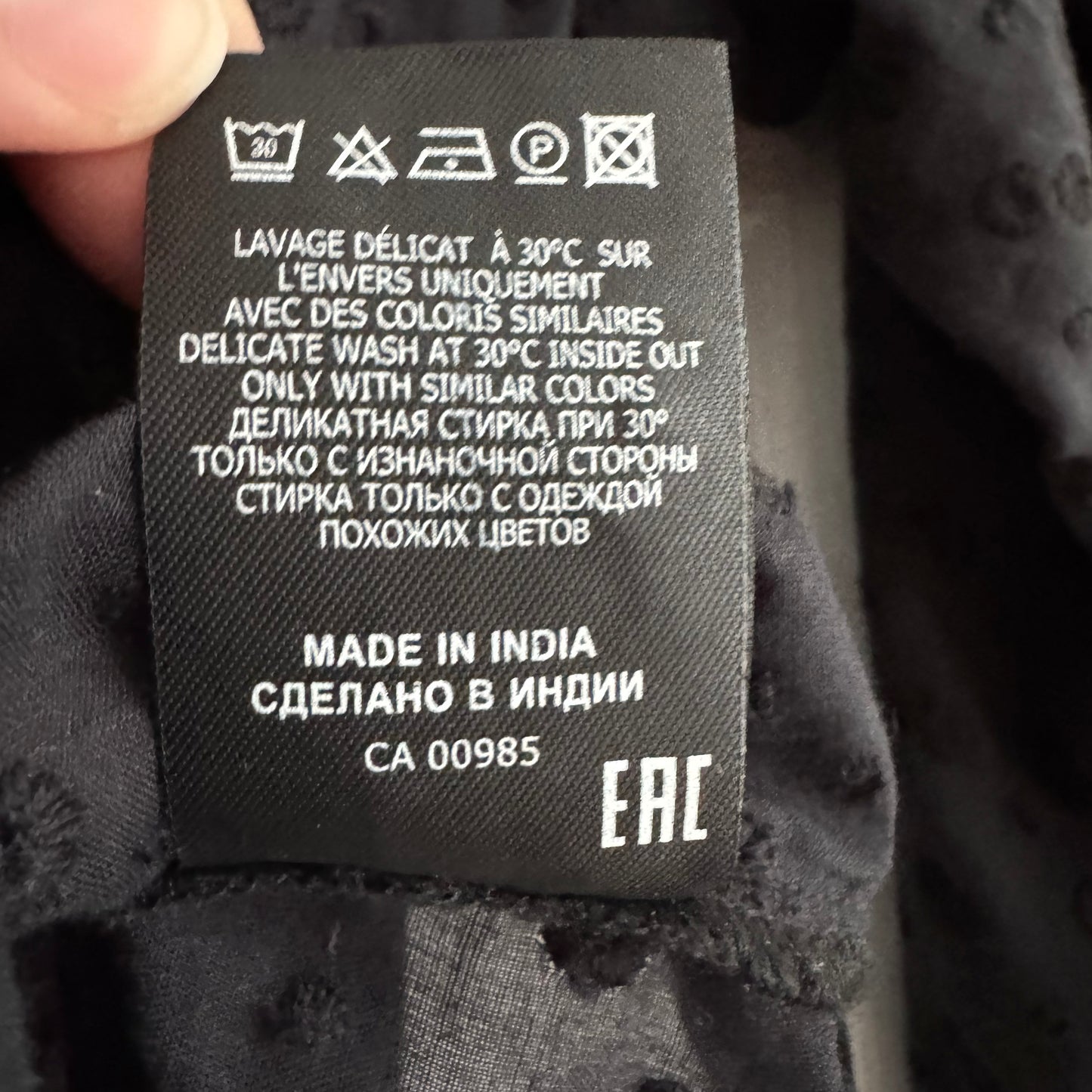 Isabel Marant Etoile "Terzali" Top in Black, size 38