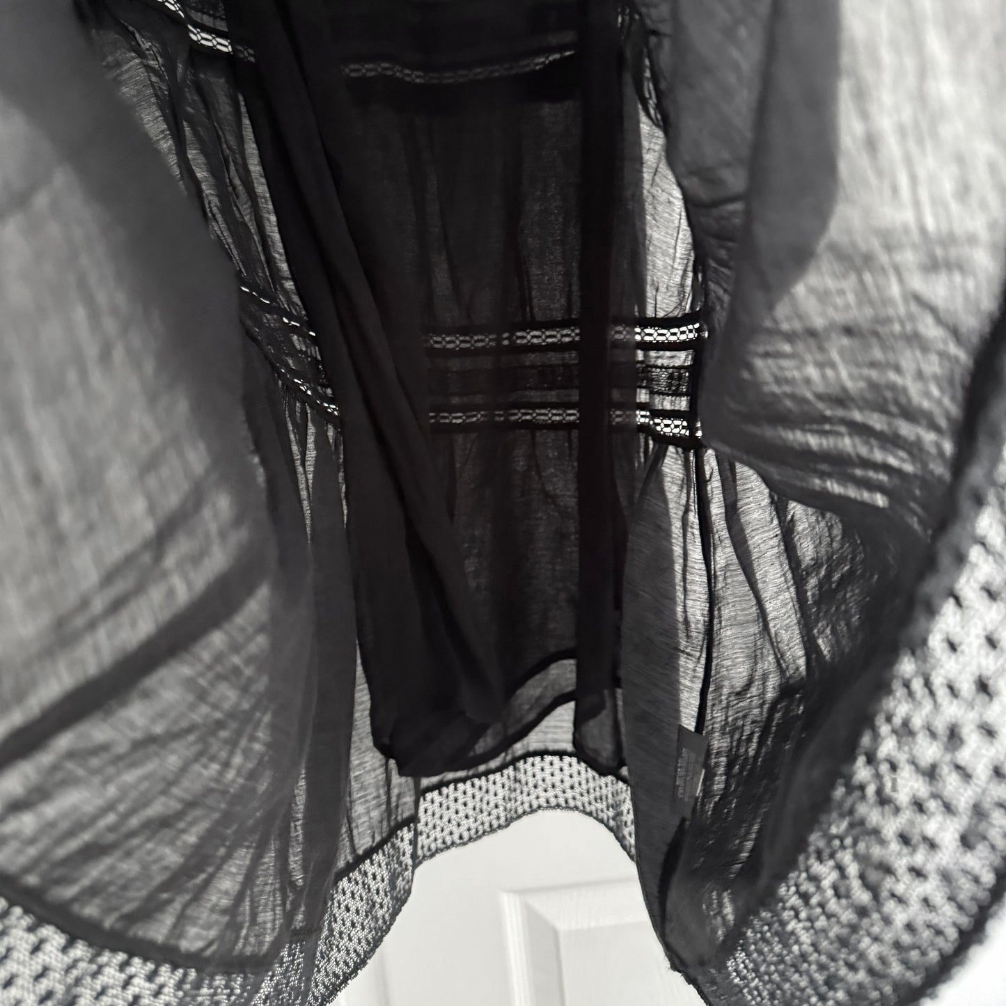 Isabel Marant Etoile "Vicky" Cotton Dress in Black,  size 40