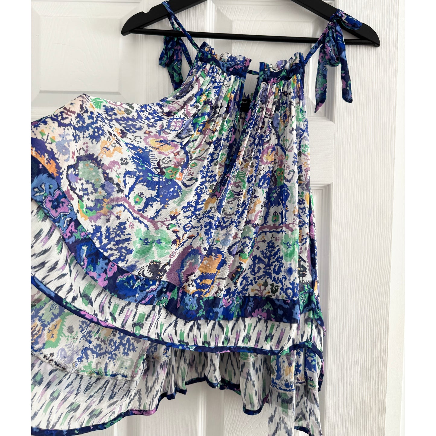 Isabel Marant "Violine" Halter Top in Blue, size 36
