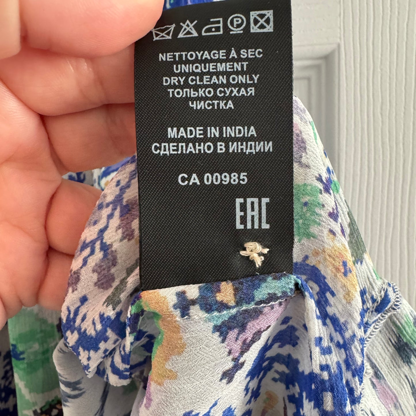 Isabel Marant "Violine" Halter Top in Blue, size 36