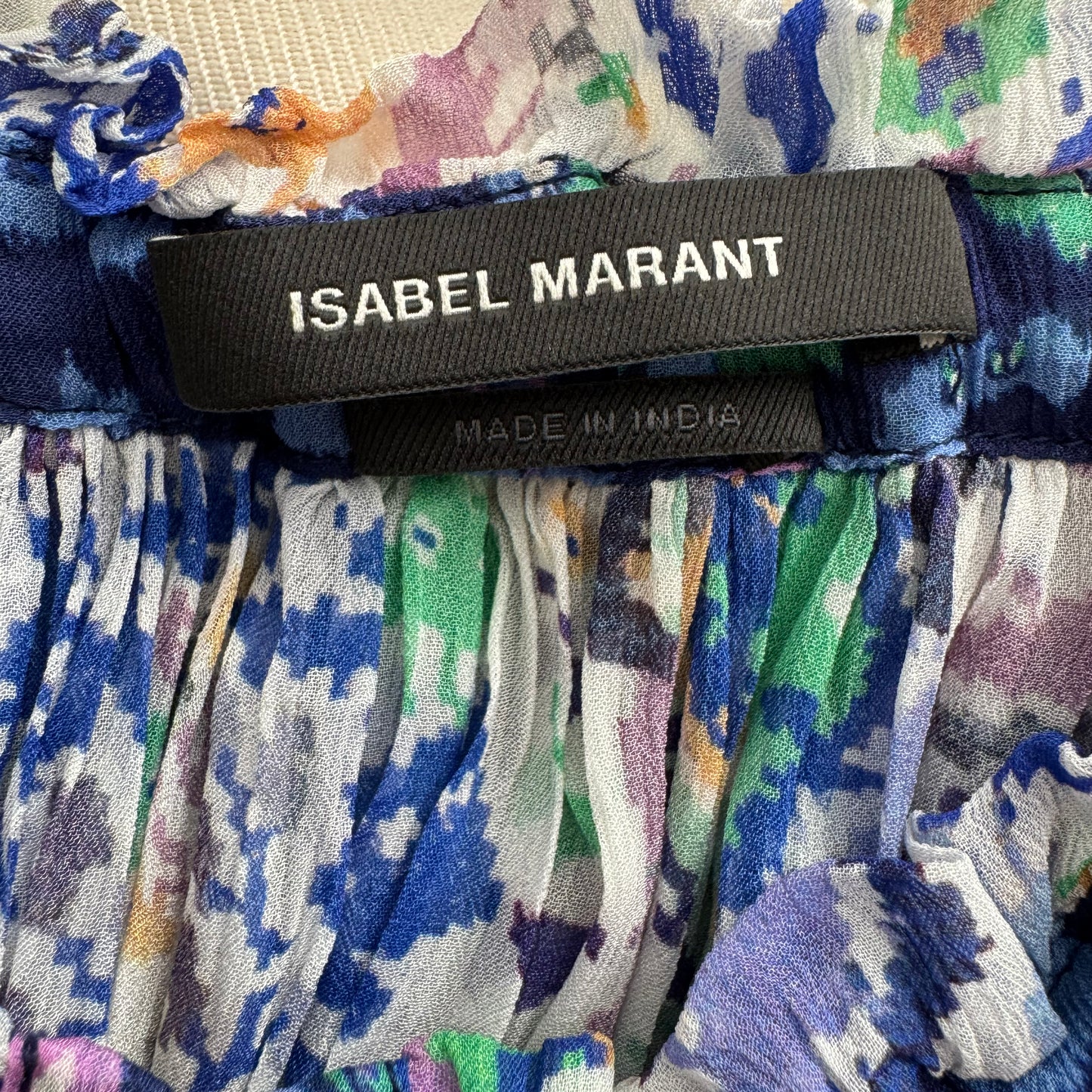 Isabel Marant "Violine" Halter Top in Blue, size 36