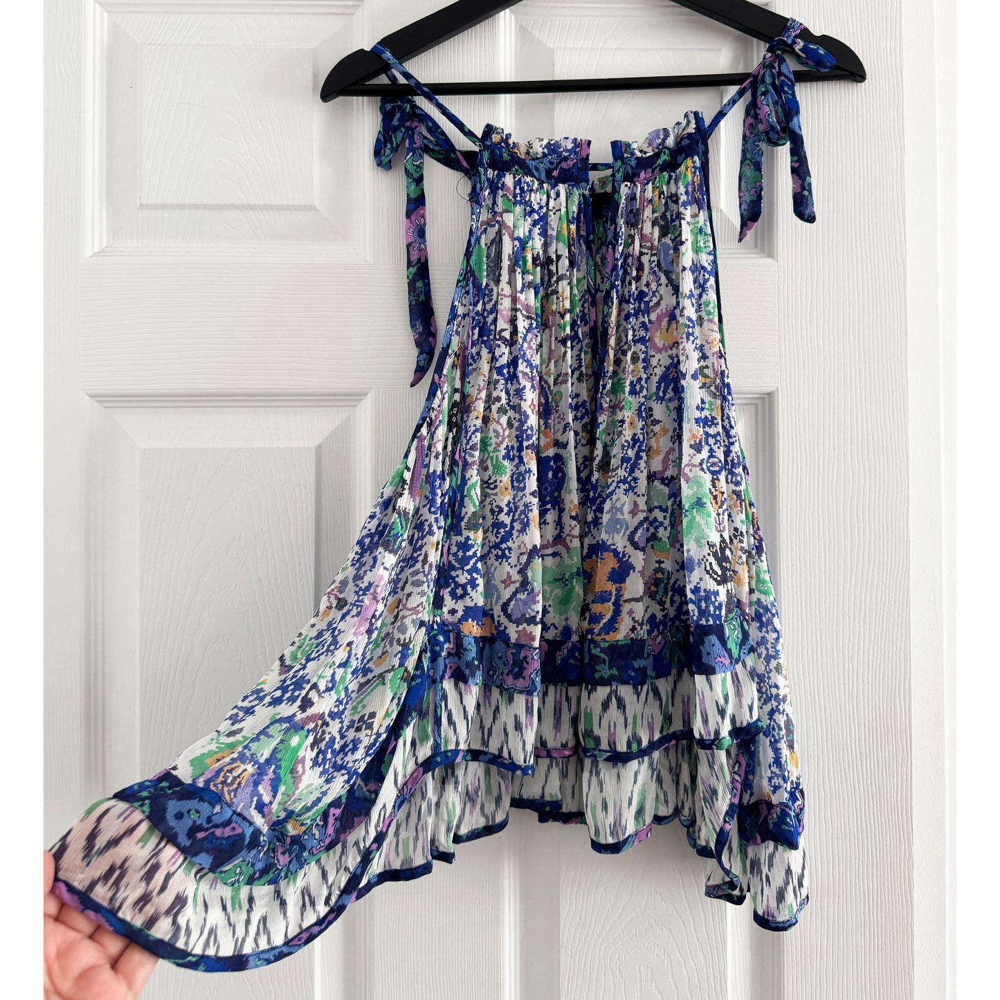 Isabel Marant "Violine" Halter Top in Blue, size 36