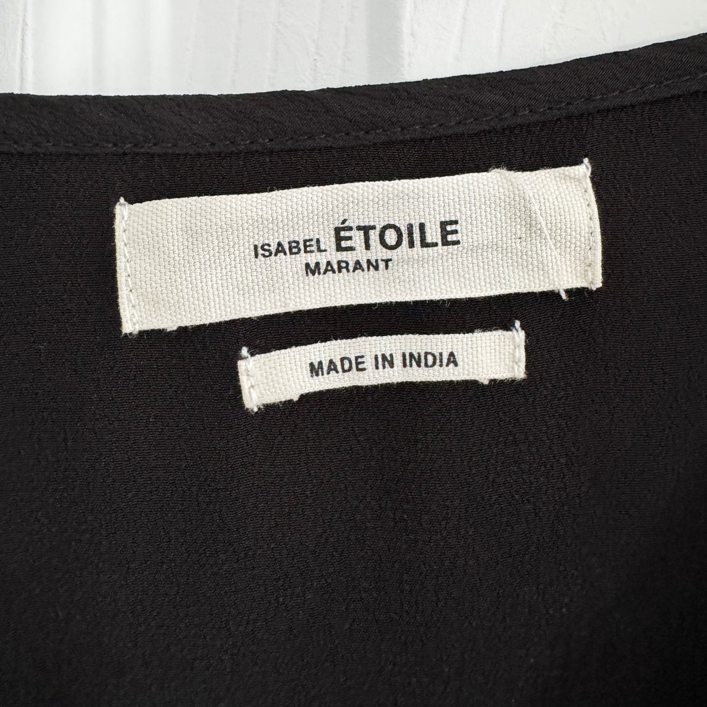 Isabel Marant Etoile "Welby" Top in Black, size 34 (size Small)