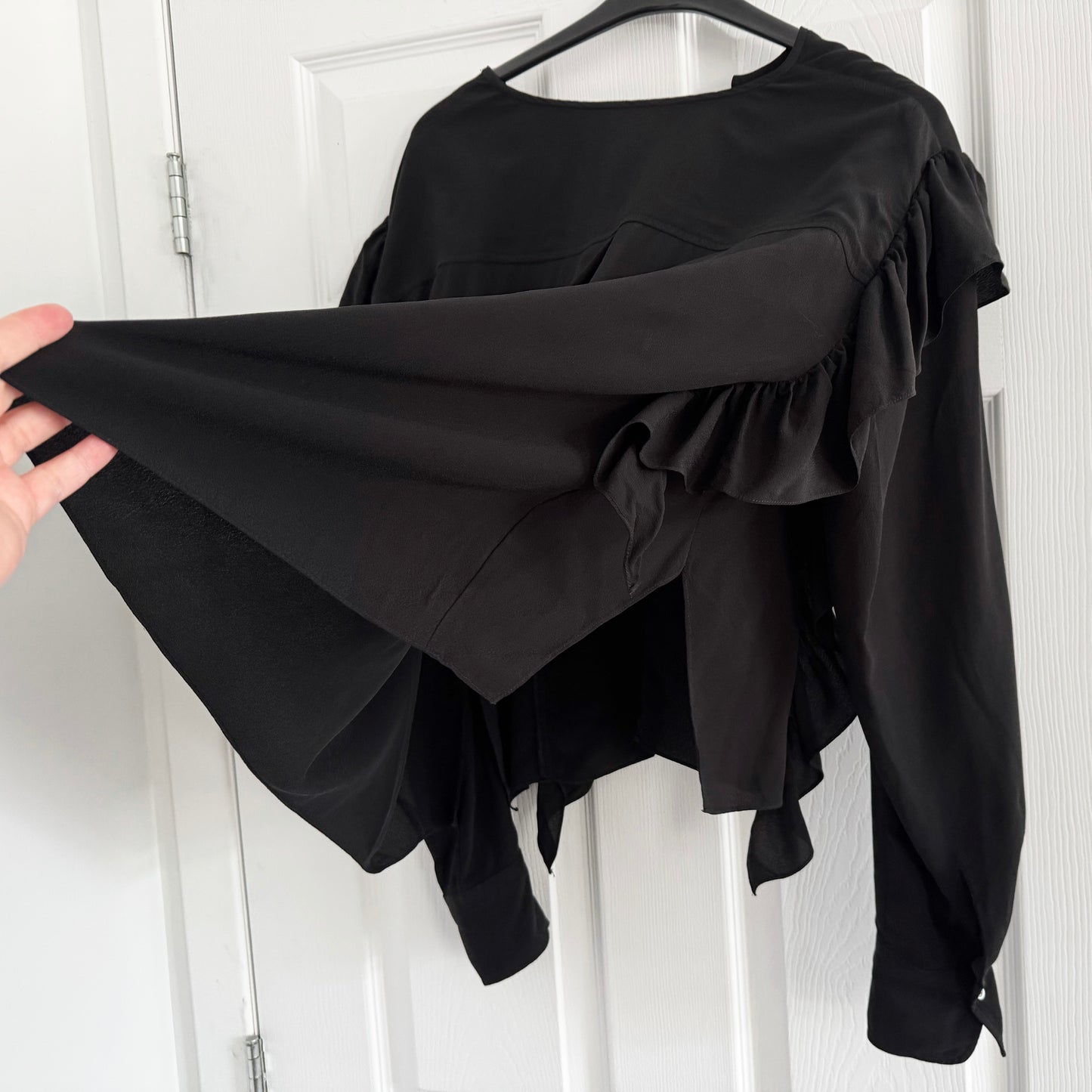 Isabel Marant Etoile "Welby" Top in Black, size 34 (size Small)